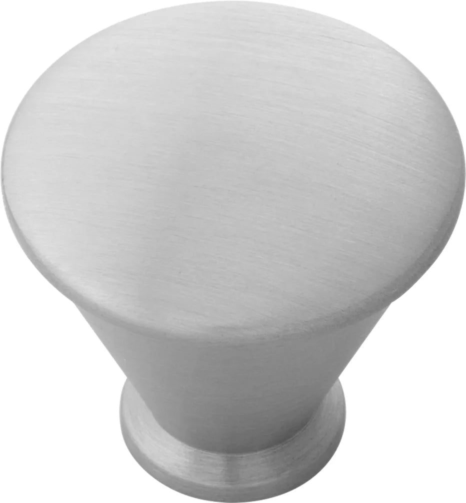 Facette Collection Knob 1-1/4'' diam Stainless Steel Finish B054726-SS