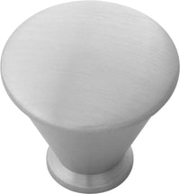 Facette Collection Knob 1-1/4'' diam Stainless Steel Finish B054726-SS