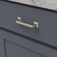 Studio II Collection Pull 3-3/4'' cc Satin Nickel Finish B055551-SN