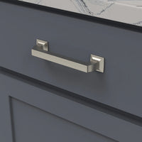 Studio II Collection Pull 5-1/16'' cc Satin Nickel Finish B055552-SN