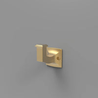 Studio II Collection Hook 1-1/8'' cc Brushed Golden Brass Finish B055554-BGB