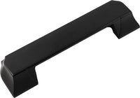 Studio II Collection Cup Pull 3'', 3-3/4'' & 5-1/16'' (128mm) cc Matte Black Finish B055568-MB