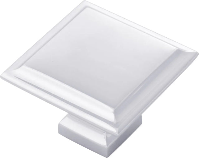 Studio II Collection Knob 1-1/2'' Square Chrome Finish B055577-CH