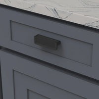 Bijou Linea Collection Pull 3'' cc Matte Black Finish B056060-MB