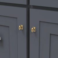 Bijou Astoria Collection Mock Key 1-1/8'' x 5/8'' Brushed Golden Brass Finish B056379-BGB