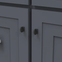 Bijou Astoria Collection Mock Key 1-1/8'' x 5/8'' Matte Black Finish B056379-MB