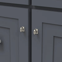 Bijou Astoria Collection Mock Key 1-1/8'' x 5/8'' Satin Nickel Finish B056379-SN