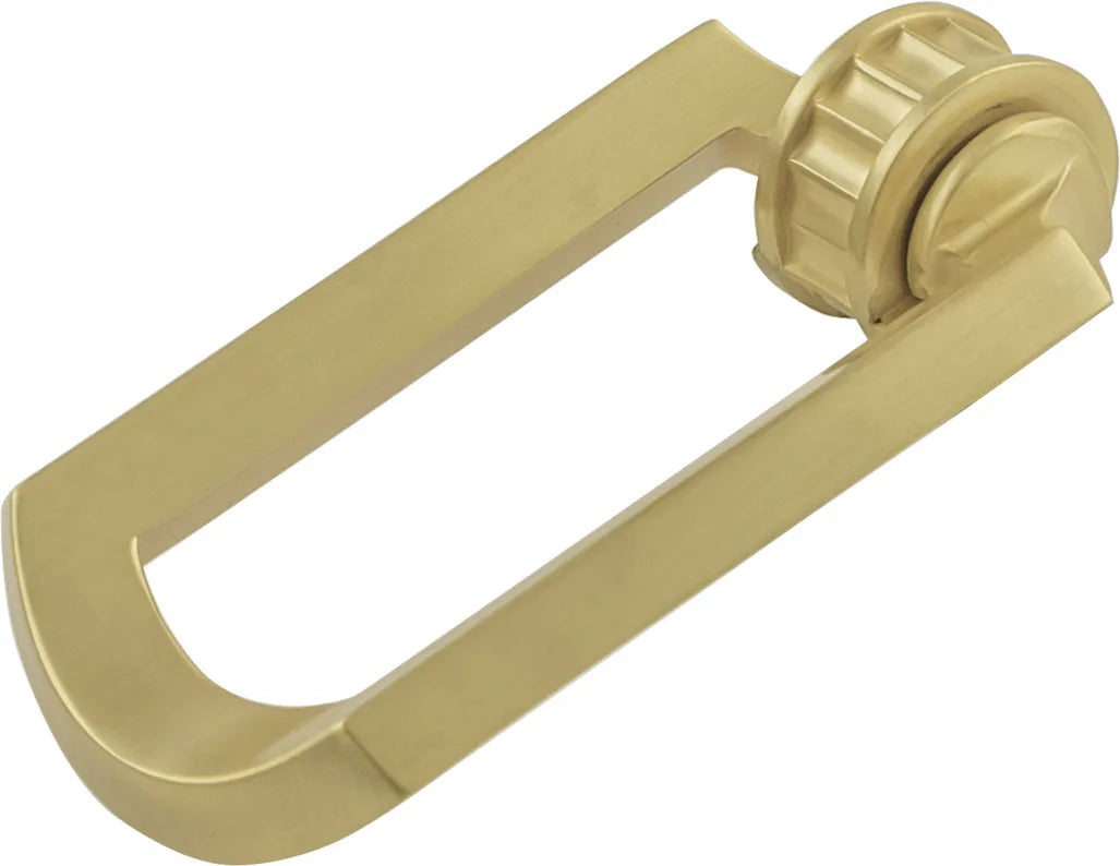 Bijou Astoria Collection Ring Pull 3-1/8'' x 1-3/4'' Brushed Golden Brass Finish B056405-BGB