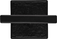Belleclaire Collection Knob 1-1/4'' Square Matte Black Finish B077497-MB