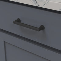 Facette Collection Pull 5-1/16'' cc Matte Black Finish B072425-MB