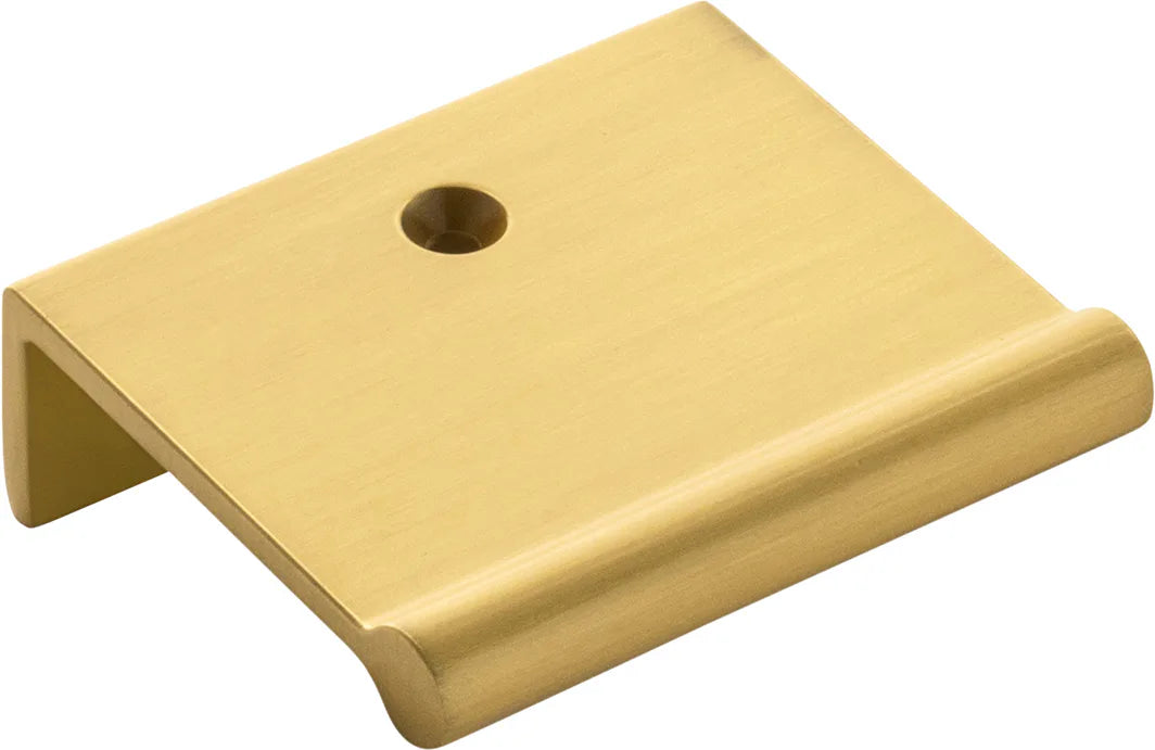 Bijou Cinch Finger Pull 1-1/2'' cc 2-1/2'' x 2-1/4'' Brushed Golden Brass Finish B075003-BGB