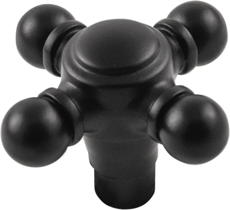 Fuller Collection Knob 1-11/16'' x 1-11/16'' Matte Black Finish B075061-MB