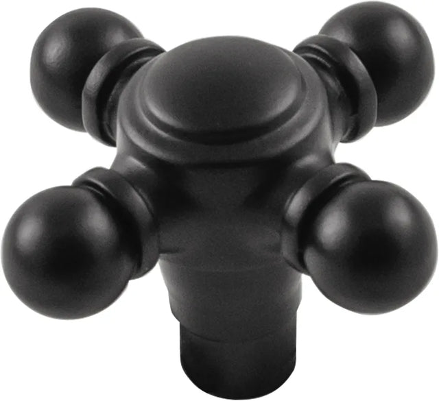 Fuller Collection Knob 1-11/16'' x 1-11/16'' Matte Black Finish B075061-MB