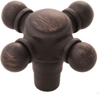 Fuller Collection Knob 1-11/16'' x 1-11/16'' Vintage Bronze Finish B075061-VB