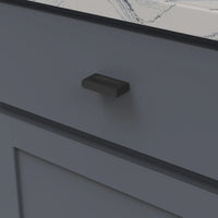 Ingot Collection Pull 1'' cc Matte Black Finish B075529-MB