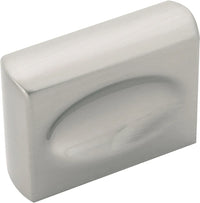Ingot Collection Knob 1-3/8'' x 7/16'' Satin Nickel Finish B075644-SN