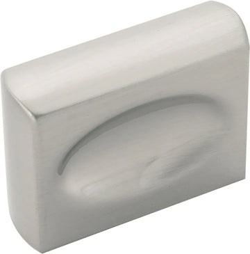 Ingot Collection Knob 1-3/8'' x 7/16'' Satin Nickel Finish B075644-SN