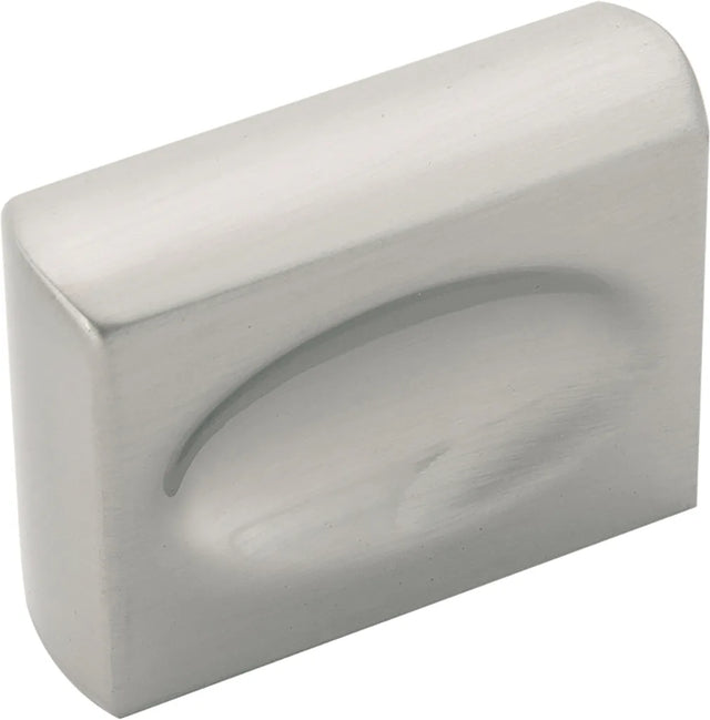 Ingot Collection Knob 1-3/8'' x 7/16'' Satin Nickel Finish B075644-SN