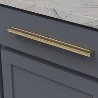 Ingot Collection Pull 12'' cc Brushed Golden Brass Finish B075645-BGB