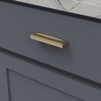 Ingot Collection Pull 3'' cc Brushed Golden Brass Finish B076041-BGB