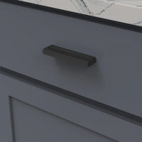 Ingot Collection Pull 3'' cc Matte Black Finish B076041-MB