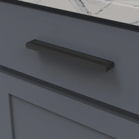 Ingot Collection Pull 6-5/16'' cc Matte Black Finish B076043-MB