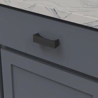 Avenue Collection Pull 3'' cc Matte Black Finish B076088-MB