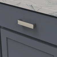 Avenue Collection Pull 3-3/4'' cc Satin Nickel Finish B076089-SN