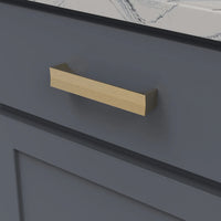 Avenue Collection Pull 5-1/16'' cc Brushed Golden Brass Finish B076090-BGB