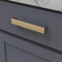 Avenue Collection Pull 6-5/16'' cc Brushed Golden Brass Finish B076091-BGB