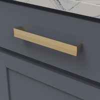 Avenue Collection Pull 7-9/16'' cc Brushed Golden Brass Finish B076092-BGB