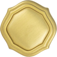 Trellis Collection Knob 1-1/2'' diam Brushed Golden Brass Finish B076137-BGB