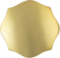 Trellis Collection Knob 1-3/16'' diam Brushed Golden Brass Finish B076138-BGB