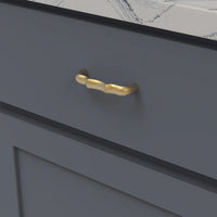 Trellis Collection Pull 3'' cc Brushed Golden Brass Finish B076139-BGB