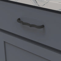 Trellis Collection Pull 5-1/16'' cc Matte Black Finish B076141-MB