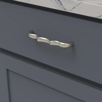 Trellis Collection Pull 5-1/16'' cc Satin Nickel Finish B076141-SN