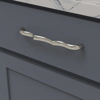 Trellis Collection Pull 7-9/16'' cc Polished Nickel Finish B076143-14