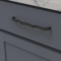 Trellis Collection Pull 7-9/16'' cc Matte Black Finish B076143-MB
