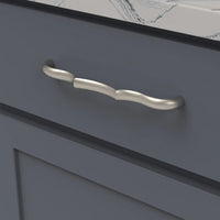 Trellis Collection Pull 7-9/16'' cc Satin Nickel Finish B076143-SN