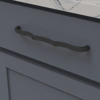 Trellis Collection Pull 8-13/16'' cc Matte Black Finish B076144-MB