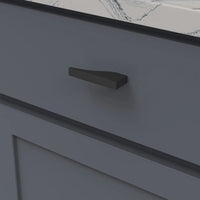 Channel Collection Knob 3'' x 1/2'' Matte Black Finish B076147-MB