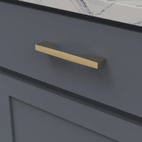Channel Collection Pull 5-1/16'' cc Brushed Golden Brass Finish B076150-BGB