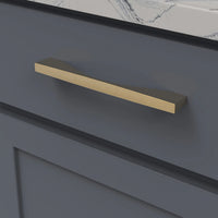 Channel Collection Pull 7-9/16'' cc Brushed Golden Brass Finish B076152-BGB