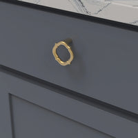 Trellis Collection Pendant Pull 2'' diam Brushed Golden Brass Finish B076180-BGB