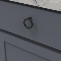 Trellis Collection Pendant Pull 2'' diam Matte Black Finish B076180-MB