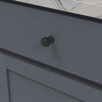 Fuller Collection Knob 1'' diam Matte Black Finish B076288-MB