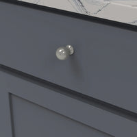 Fuller Collection Knob 1'' diam Stainless Steel Finish B076288-SS