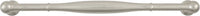 Chrysalis Collection T-Knob 1-7/8'' x 3/4'' Brushed Golden Brass with Frosted Glass Finish B076303GF-BGB