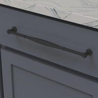 Fuller Collection Pull 12'' cc Matte Black Finish B076294-MB