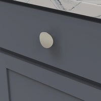 Vale Collection Knob 1-3/4'' diam Satin Nickel Finish B076526-SN